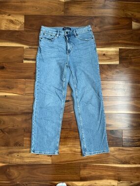 Calvin Klein Light Blue Straight-Leg Jeans